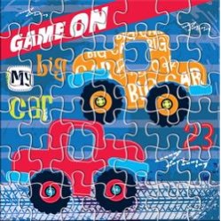Παζλ puzzle 42τμχ αυτοκίνητα 42x42cm