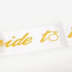 Κορδέλα σατεν bride to be 1.60mx9.5cm