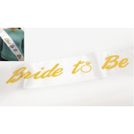 Κορδέλα σατεν bride to be 1.60mx9.5cm