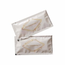 Αρωματικό μαντηλάκι χεριών  ρόμβος λουλούδια 6x12cm