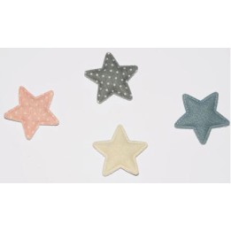 Αστέρι πάνινο 4.5cm (επιλογή χρώματος) Αστέρι πάνινο 4.5cm (επιλογή χρώματος)