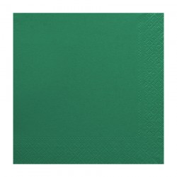 Χαρτοπετσέτα δίφυλλη χρώμα κυπαρισσί 33x33 cm - 100 τεμάχιων