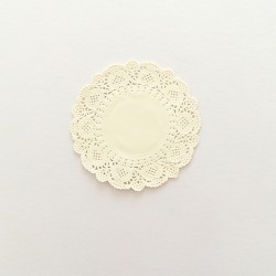 ΔΑΝΤΕΛΑ ΧΑΡΤΙΝΗ ΣΤΡΟΓΓΥΛΗ 11.5 CM - ΛΕΥΚΟ 10ΤΜΧ