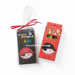 Δωράκι πάρτυ κέρασμα  μινι ξυλομπογιές πειρατης