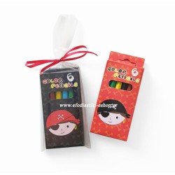 Δωράκι πάρτυ κέρασμα  μινι ξυλομπογιές πειρατης