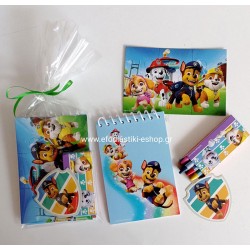 Δωράκι paw patrol (μπλοκ-μινι παζλ-κηρομπογιες-αυτοκολλητο) 