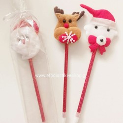 Δωράκι Χριστουγέννων στυλό φιγούρες  (διάφορα σχέδια) Δωράκι Χριστουγέννων στυλό φιγούρες  (διάφορα σχέδια)