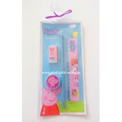 Δωράκι σχολικό σετ peppa pig