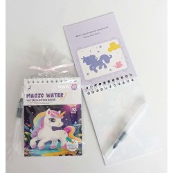 Δωράκι για πάρτυ κέρασμα watercolor μπλοκ μονοκερος