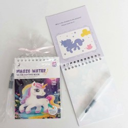 Δωράκι για πάρτυ κέρασμα watercolor μπλοκ μονοκερος