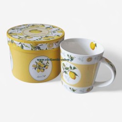  Δώρου κούπα σε κουτάκι σχέδιο λεμόνια