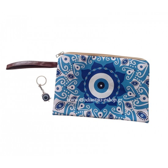 Δώρο νεσεσέρ 28x19cm και μπρελόκ μάτι Δώρο νεσεσέρ 28x19cm και μπρελόκ μάτι