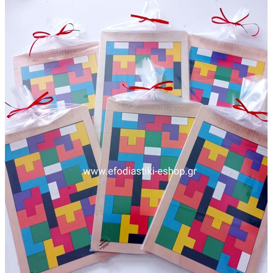 Δωράκι για πάρτυ κέρασμα tetris μεγαλο πολύχρωμο 26.5x17.7cm Δωράκι για πάρτυ κέρασμα tetris μεγαλο πολύχρωμο 26.5x17.7cm