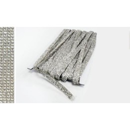 Γιρλάντα  στρας με αυτοκόλλητο 2cm - 1 μέτρο