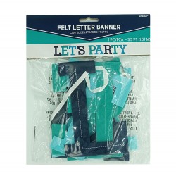 Γιρλάντα τσόχινη "let's party"  1.67m