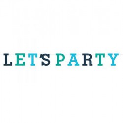 Γιρλάντα τσόχινη "let's party"  1.67m