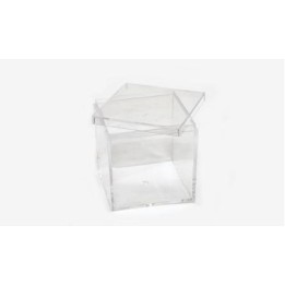 Κουτί plexiglass με καπάκι 5.5cm Κουτί plexiglass με καπάκι 5.5cm