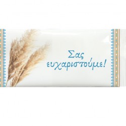 Aρωματικό μαντηλάκι 5x12cm pampas grass γαλάζια στοιχεία