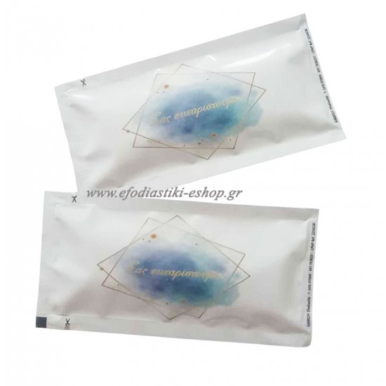 Aρωματικό μαντηλάκι 6x12cm γαλάζιο
