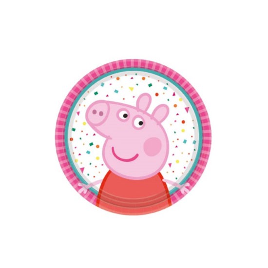 Πιάτο Party 18 cm - Σχέδιο Peppa Pig 8 τμχ 