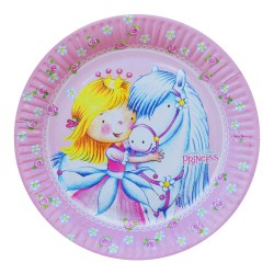 Πιάτο Party 23 cm - Σχέδιο Sweet Little Princess 8τμχ