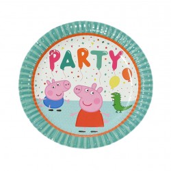 Πιάτο Party 23 cm - Σχέδιο Peppa Pig 8 τμχ 