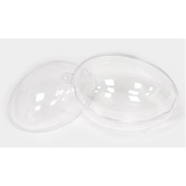 Πλαστικό ανοιγόμενο διάφανο αυγό 8.8x12cm Πλαστικό ανοιγόμενο διάφανο αυγό 8.8x12cm
