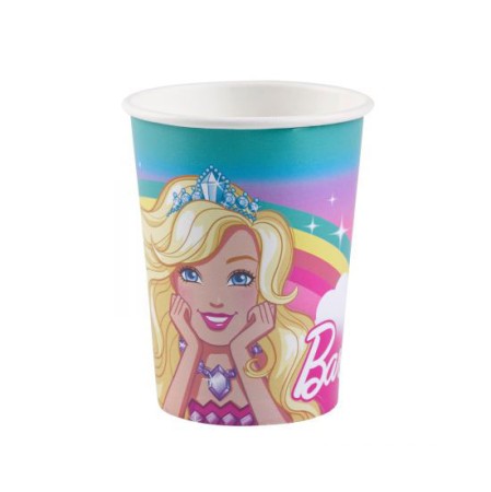 Ποτήρι χάρτινο 250ml barbie 8τμχ Ποτήρι χάρτινο 250ml barbie 8τμχ