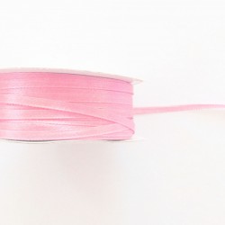 Κορδέλα σατέν 3mm x 100 m- Ροζ απαλό