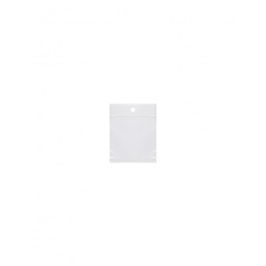 Σακουλάκι Ζιπ Zipper διάφανο με τρύπα 5,5x5,5 cm - 100 ΤΕΜΑΧΙΑ