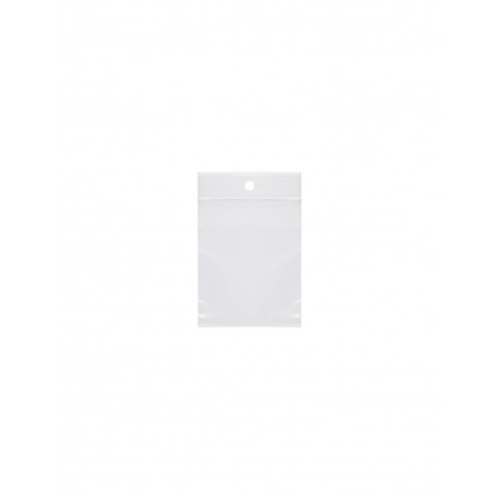 Σακουλάκι Ζιπ Zipper διάφανο με τρύπα 6,5x8 cm - 100 ΤΕΜΑΧΙΑ