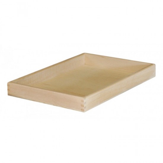 Δίσκος μνημοσύνου ξύλινος χωρίς λαβή 50x35x5 cm