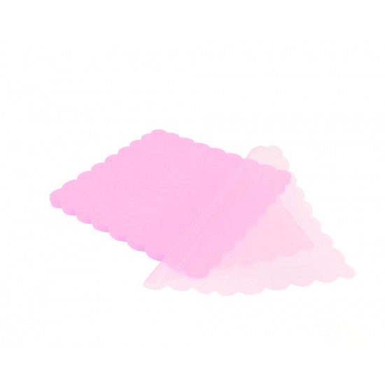 Τούλι οργάντζα συννεφάκι ροζ 24x24cm 100τμχ