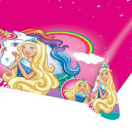 Τραπεζομάντηλο πλαστικό barbie 1.80x1.20m 