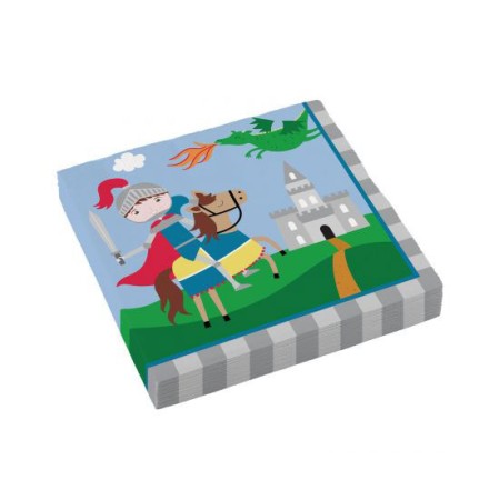 Χαρτοπετσέτα Party 33x33 cm Ιππότης 20τμχ Χαρτοπετσέτα Party 33x33 cm Ιππότης 20τμχ