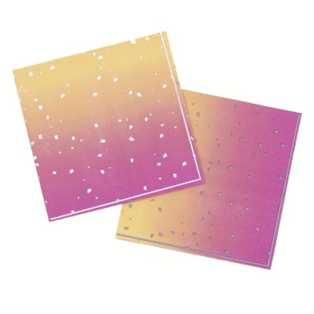 Χαρτοπετσέτα party 33x33cm rose gold ombre 16τμχ Χαρτοπετσέτα party 33x33cm rose gold ombre 16τμχ