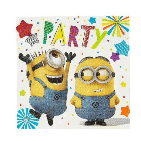 Χαρτοπετσέτα Party 33x33 cm Minions 16τμχ