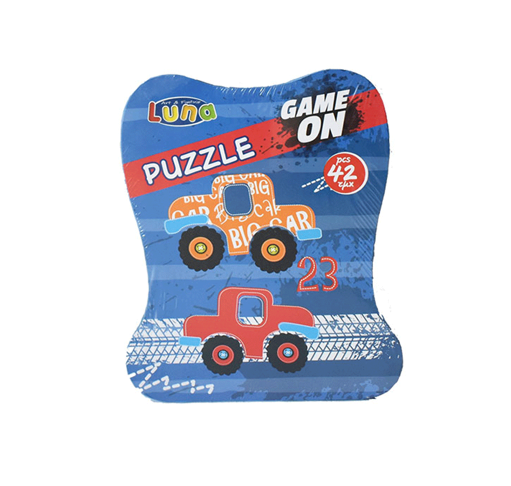 Παζλ puzzle 42τμχ αυτοκίνητα 42x42cm